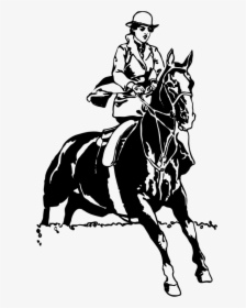 Steeple Chase Clipart Icon Png - Orang Naik Kuda Vektor, Transparent Png, Transparent PNG