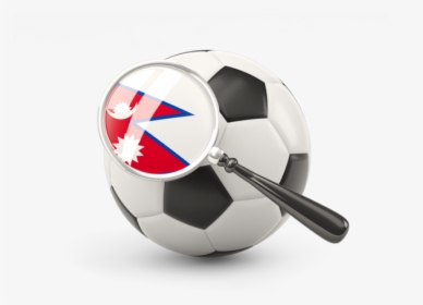 Football With Magnified Flag - Футбольный Мяч Хорватия, HD Png Download, Transparent PNG
