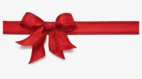 Red Christmas Ribbon Png Hd - Red Christmas Ribbon, Transparent Png, Transparent PNG