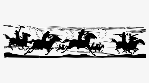 Transparent Cowboys Png - Png Cowboys Riding Horses, Png Download, Transparent PNG