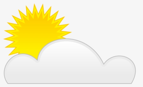 Weather Graphics Of Wind - Sun And Clouds Animated, HD Png Download, Transparent PNG