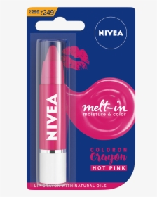 Nivea Coloron Lip Crayon Pop Red, HD Png Download, Transparent PNG