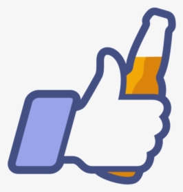 Transparent Thums Up Png - Thumbs Up Beer, Png Download, Transparent PNG