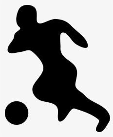 Soccer Player Silhouette, HD Png Download, Transparent PNG