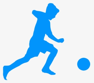 Transparent American Football Player Silhouette Png - Playing Football Blue Icons, Png Download, Transparent PNG