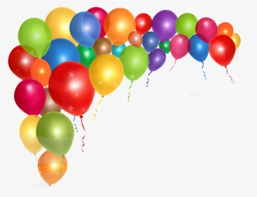 Balloon Birthday Borders And Frames Party Clip Art, HD Png Download, Transparent PNG