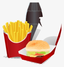 Mcdonalds Fast Food Meal Clipart Transparent X Png - Junk Foods Clipart Png, Png Download, Transparent PNG