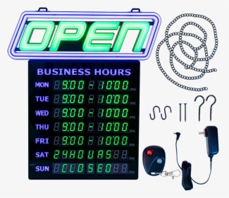 Programmable Led Signs - Open Sign, HD Png Download, Transparent PNG