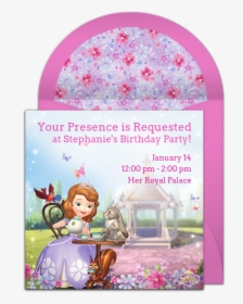 Sofia The First Invitation Ideas, HD Png Download, Transparent PNG