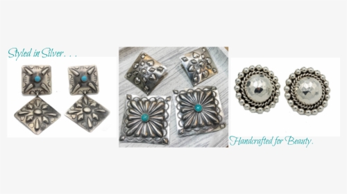 In-style Sterling Silver - Earrings, HD Png Download, Transparent PNG