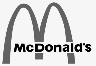 Mcdonalds Logo Black And White - Mcdonalds Black And White, HD Png Download, Transparent PNG