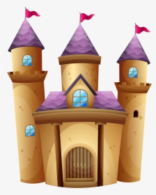 Top 84 Castle Clip Art - Prince And Princess With A Castle Cartoon, HD Png Download, Transparent PNG