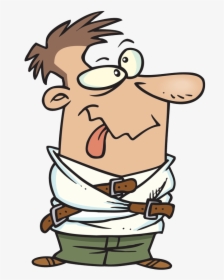 Cartoon Man In Straight Jacket - Man In Straight Jacket Cartoon, HD Png Download, Transparent PNG