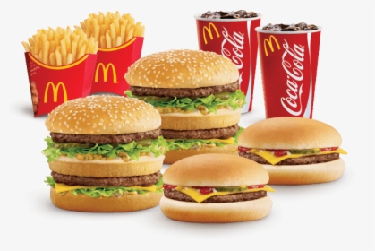 Mcdonalds Burger Png Photo - Mcdonalds Family Value Box, Transparent Png, Transparent PNG