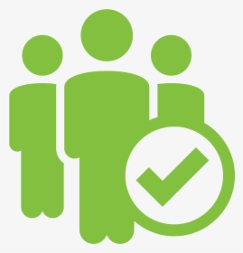 People With Check Mark Icon - Person Check Mark Icon, HD Png Download, Transparent PNG