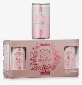 Can Of Sofia Rose - Sofia Canned Wine, HD Png Download, Transparent PNG
