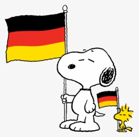 German Flag Snoopy, HD Png Download, Transparent PNG