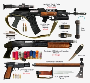 88 Tantal Assault Rifle, Gp 25 Grenade Launcher, Remington - Rbg 40 Grenade Launcher, HD Png Download, Transparent PNG
