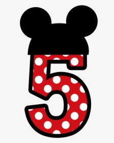 Transparent Mickey Mouse Pants Png - Minnie Mouse Number 5, Png Download, Transparent PNG