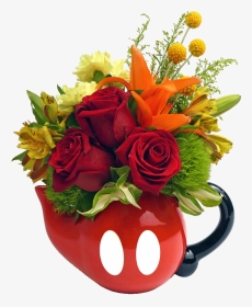 Mickey Mouse Pants Teapot Bouquet - Mickey Mouse, HD Png Download, Transparent PNG