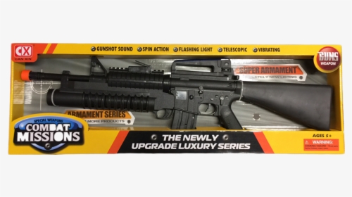 Toy Gun Grenade Launcher Assault Rifle - Assault Rifle Toy Gun, HD Png Download, Transparent PNG