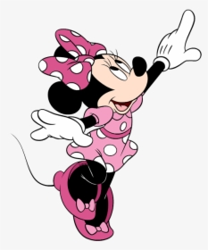Transparent Pointing Clipart - Minnie And Mickey Mouse Pointing, HD Png Download, Transparent PNG