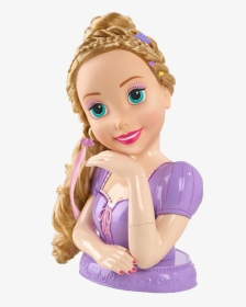Disney Princess Rapunzel Deluxe Styling Head - Disney Princess Deluxe Rapunzel Styling Head, HD Png Download, Transparent PNG
