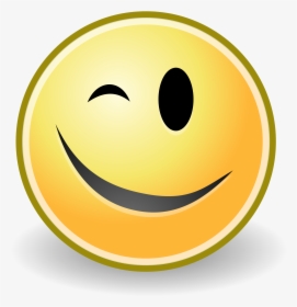 Goodbye Clipart Emoticon - Winky Smiley Face Gif, HD Png Download, Transparent PNG