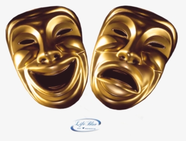 Gallery For Theatrical Tragedy And Comedy Mask Tattoo - Comedy Tragedy Mask Png, Transparent Png, Transparent PNG
