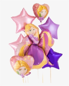 Rapunzel Heart Bunch - Rapunzel Balloons, HD Png Download, Transparent PNG
