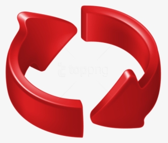 Red,clip Art,symbol,circle - Red Circular Arrow Clipart, HD Png Download, Transparent PNG