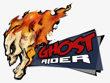 Ghost Rider Vector Freeuse Library - Ghost Rider Logo Vector, HD Png Download, Transparent PNG