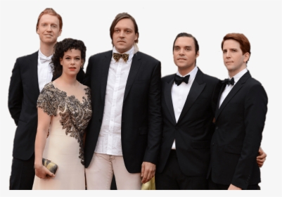 Arcade Fire Wearing Suits - Tuxedo, HD Png Download, Transparent PNG