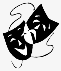 Free Comedy Tragedy Masks Clip Art - Comedy And Tragedy Masks Gif, HD Png Download, Transparent PNG