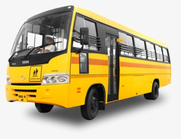 Yellow Bus, Lcv Icv Buses Tata Marcopolo Khandelwal - Yellow Color School Bus, HD Png Download, Transparent PNG