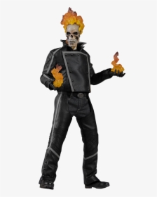Svg Free Download Action Drawing Ghost Rider - Hot Toys Ghost Rider Png, Transparent Png, Transparent PNG