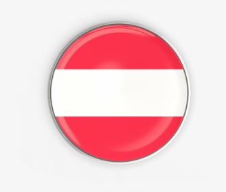 Round Button With Metal Frame - Flag Sierra Leone Circle Png, Transparent Png, Transparent PNG
