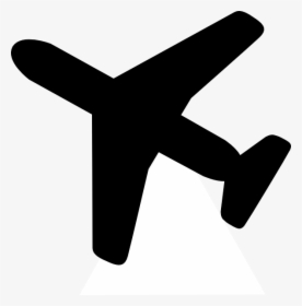 Airplane Clipart Black, HD Png Download, Transparent PNG
