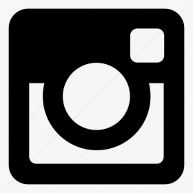 Social Media Icons Black Instagram - Transparent Instagram Icon Dark Blue, HD Png Download, Transparent PNG