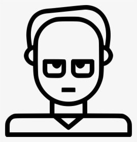 Human Glasses Grumpy Bald - Icon, HD Png Download, Transparent PNG