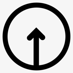 Up Arrow Inside A Circle Svg Png Icon Free Download - Number 2 In Circle, Transparent Png, Transparent PNG