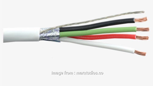 20 Gauge 4 Conductor Stranded Wire 18 4c, Wht Commercial - Electrical Cable, HD Png Download, Transparent PNG