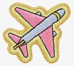 Airplane Sticker Patch - Embroidery, HD Png Download, Transparent PNG