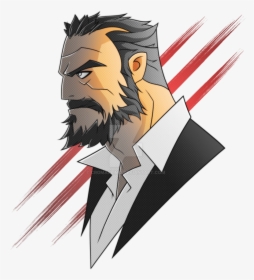 Old Man By - Bearded Old Man Anime, HD Png Download, Transparent PNG