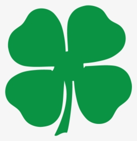 4 Four Leaf Clover Lucky Charm Irish Pride St Patricks - Four Leaf Clover Green, HD Png Download, Transparent PNG