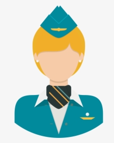 Stewardess Png - Flight Attendant Logo Png, Transparent Png, Transparent PNG