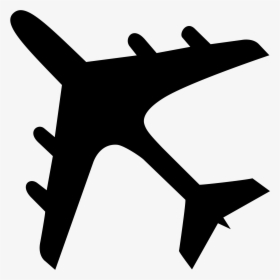 Transparent Airplane With Banner Clipart - Airplane Icon, HD Png Download, Transparent PNG