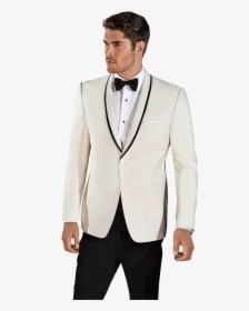 029 The White Waverly - White And Black Tux 1930s, HD Png Download, Transparent PNG