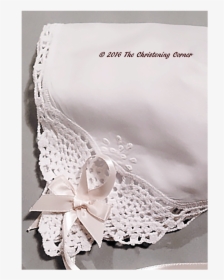 Lace Corner Baby Handkerchief Bonnet - Crochet, HD Png Download, Transparent PNG
