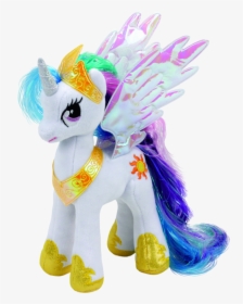 My Little Pony Princess Celestia Beanie Babies - My Little Pony Princess Celestia Toys, HD Png Download, Transparent PNG